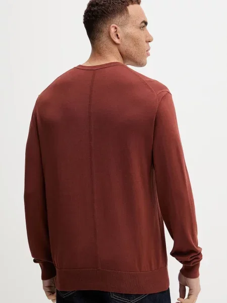 Calvin Klein sweter lekki pomarańczowy