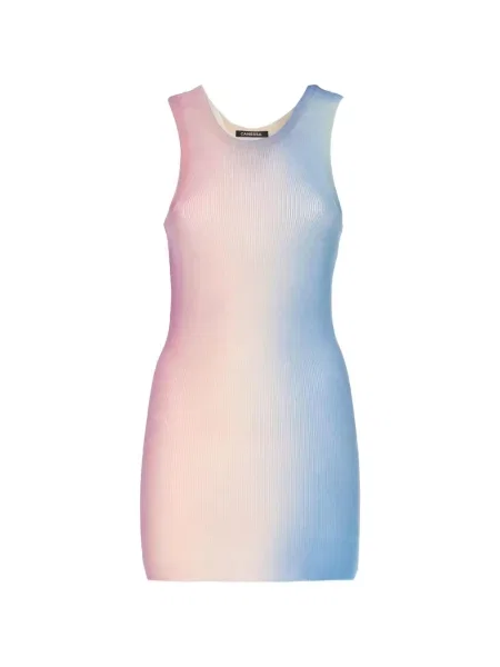 Rochie mini Canessa tricotate albastru
