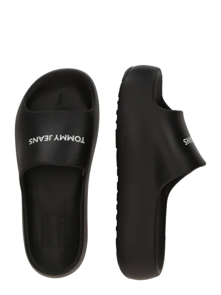 Dámske šľapky Tommy Jeans Flatform Pool Slide Ess black čierna