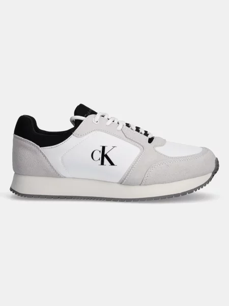Sneakersy Calvin Klein Jeans biela