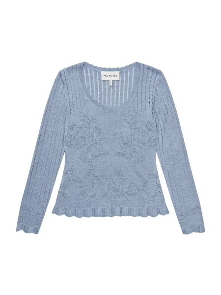 Sweter Munthe niebieski