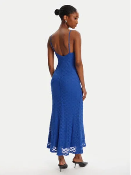BARDOT Cocktail obleka Adoni Mesh modra