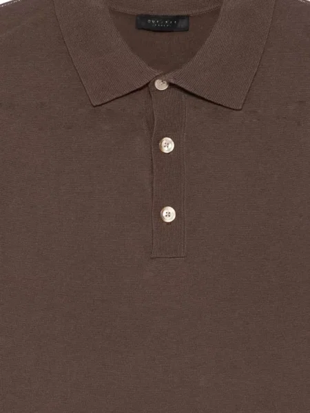 Scurt tricou polo Outfit maro