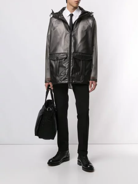 Scurt geacă parka Dsquared2 negru