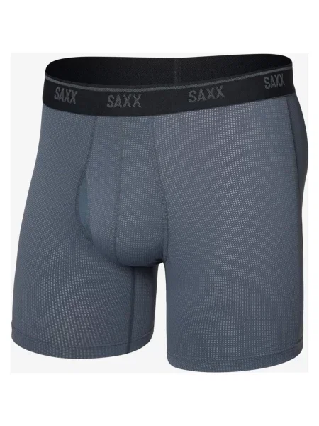 Bokserki SAXX Quest Quick-Dry Mesh Szaroniebieski XS szare
