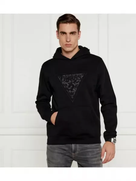 GUESS Hanorac negru