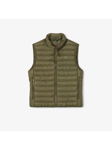 Lacoste Wodoodporna Kamizelka Puchowa zielony
