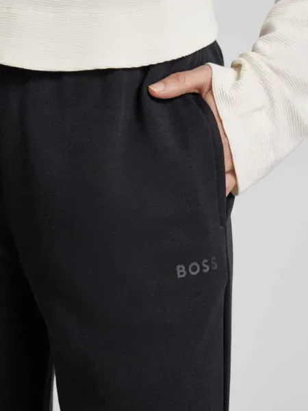 BOSS spodnie lounge CP Stripe Pants Cuff czarne