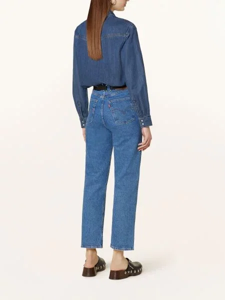LEVI'S ® Halenka Teodora Western Shirt džínovina modrá