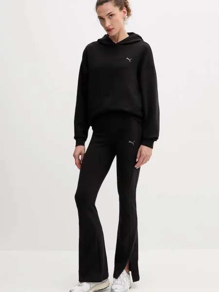 Кофта Puma з капюшоном з принтом чорний