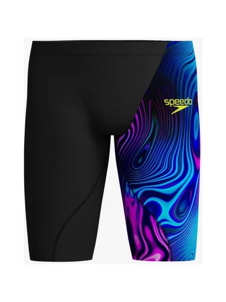 Kąpielówki Speedo Fastskin Lzr Ignite Jammer niebieskie fioletowe 28 czarne