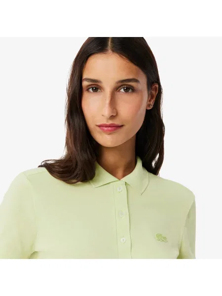 Lacoste поло Slim Fit зелене