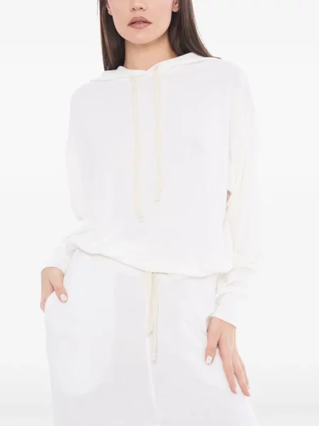 Hoodie Tessitura Body Couture λευκό