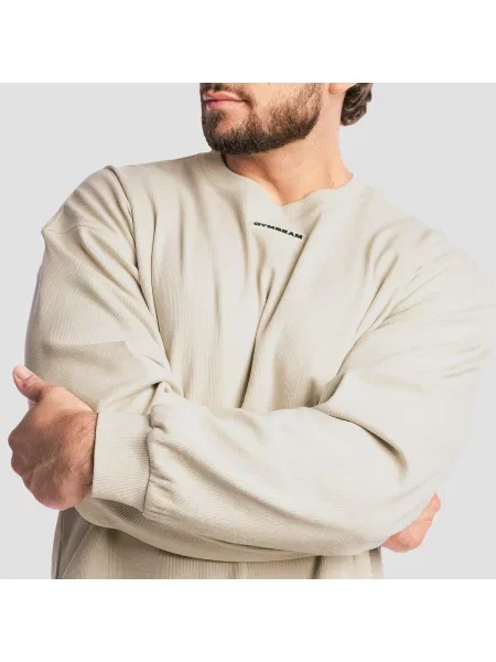 Bluza oversize bez kaptura Aura szara