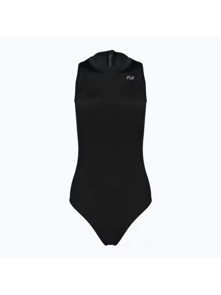 Дамски бански костюм от една част OWS Renew High Neck black черно