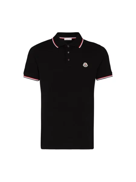 Koszulka polo Moncler czarna