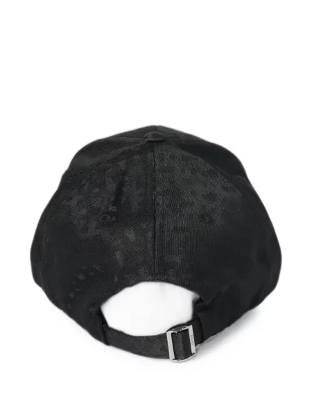Žakárová kšiltovka Boss s autogramem černá