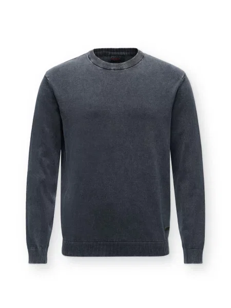 INDICODE JEANS Pulover Arkmill marin albastru
