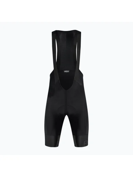 Мъжки шорти за колоездене POC Essential Road VPDs Bib Shorts uranium black/uranium black черно