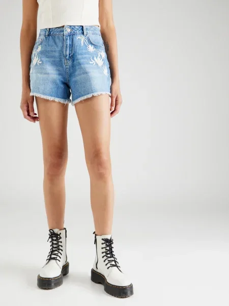 ABOUT YOU Jeans Gemma Shorts denim albastru