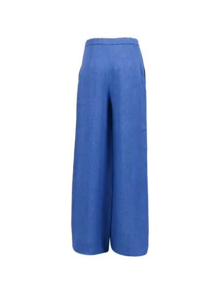 Pantaloni Max Mara cu cordon albastru