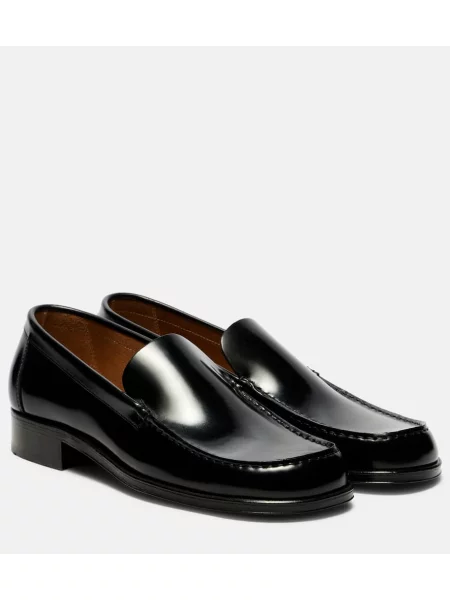 Pantofi loafer Lemaire din piele negru