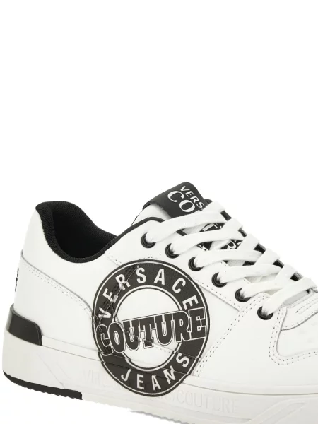 Sneakerși Versace Jeans Couture cu imagine alb