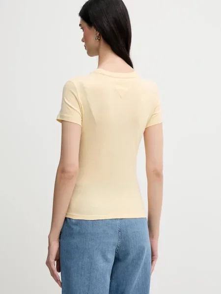 Tommy Jeans Kratka majica rumena