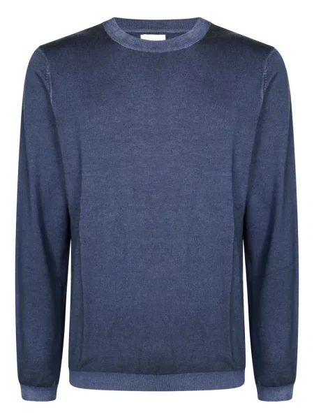 Pulover Sun68 cu decolteu rotund albastru