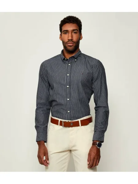TOMMY HILFIGER Cămașă / alb negru