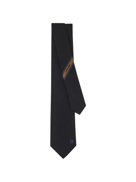 Jacquard kravata Ferragamo veze siva