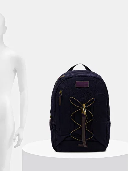 Рюкзак Emporio Armani великий однотонний синій