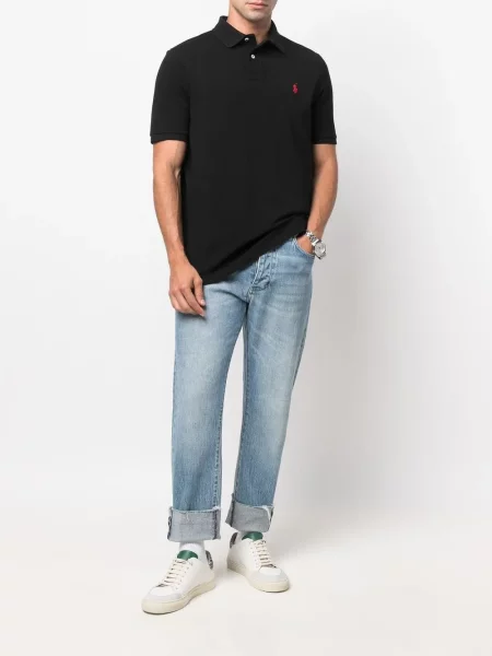 Polo majica Polo Ralph Lauren s vezom plava