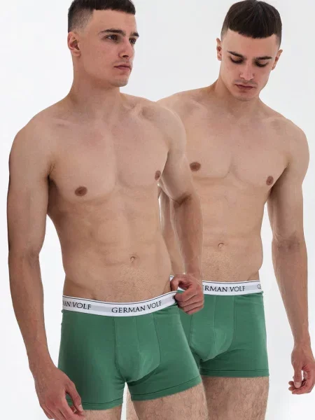 Трусы боксеры 2 штуки зелені