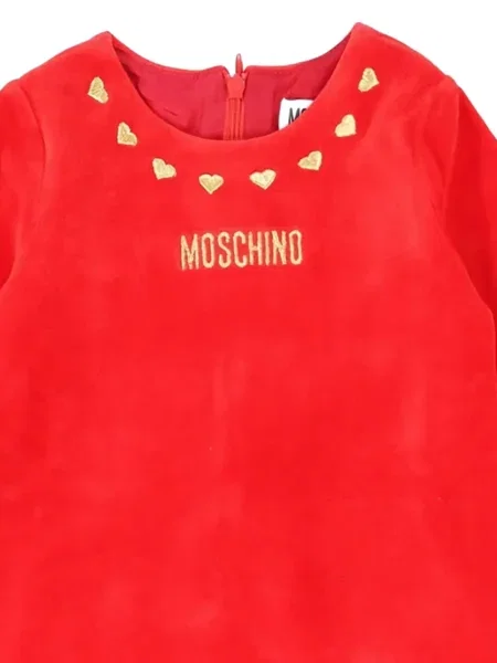 Sukienka dziecięca Moschino czerwona
