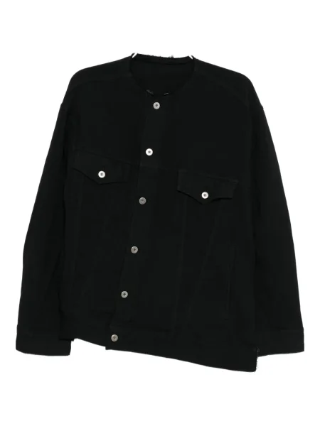Geacă Black Comme Des Garçons cu decolteu rotund negru