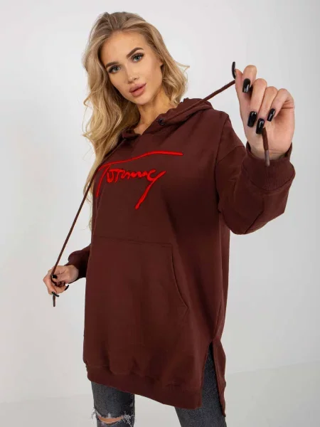 Hanorac Fashionhunters maro