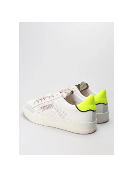 Sneakersy Replay białe