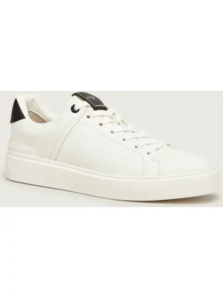 Balmain Teniși din piele B-COURT alb