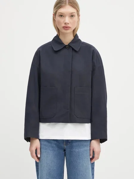 Jakna A.P.C. Veste Bianca tamno za prijelazno razdoblje plava