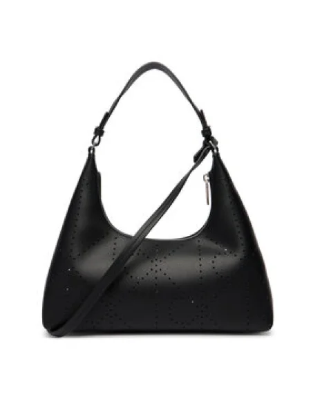 Táska Calvin Klein Emblem Aop Perfor Lthr Bag fekete
