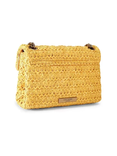 Torebka Kurt Geiger skórzana żółta