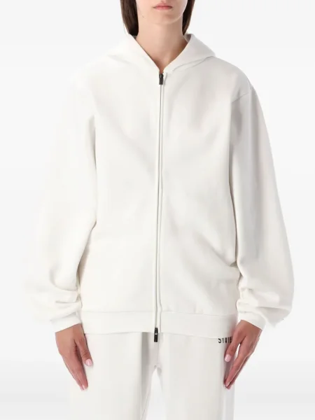 Hanorac cu glugă Fear Of God Essentials alb