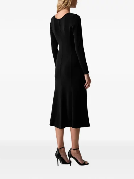 Lung rochie midi Armani Exchange negru