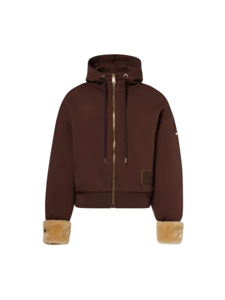 Bluza z kapturem Goldbergh brązowa