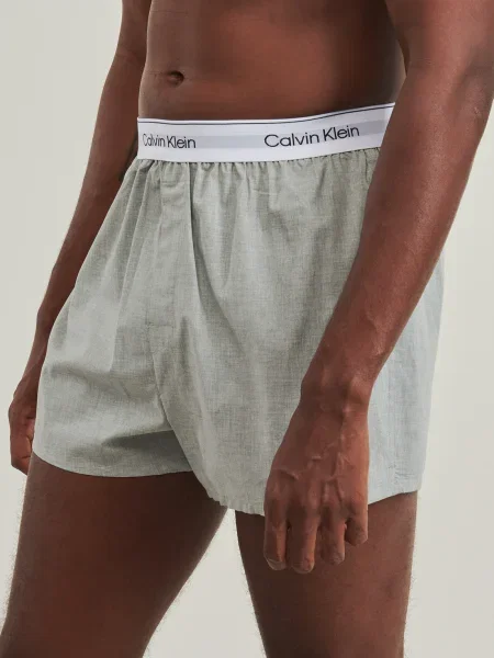 Calvin Klein Underwear Boxeralsók szürke / fekete fehér