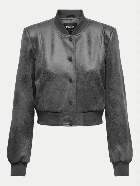 ONLY Geacă din imitație de piele Paris gri