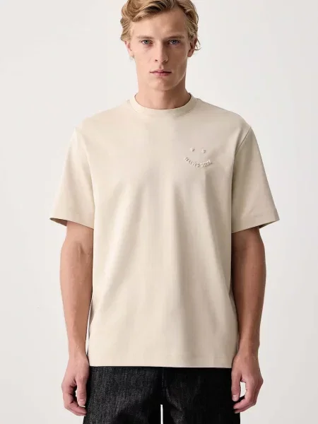 PS Paul Smith tricou pentru bărbați din cu bej