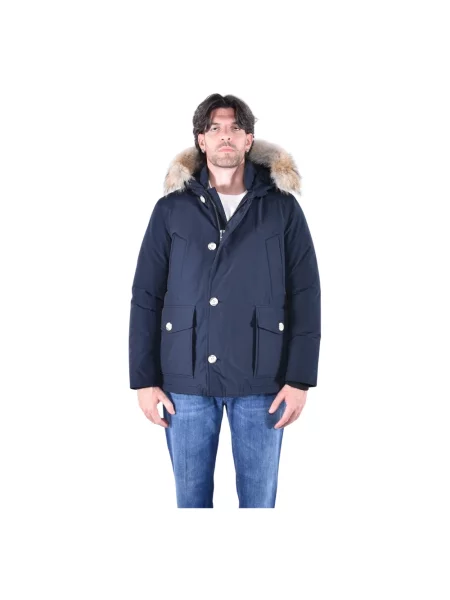 Anorak Woolrich niebieska
