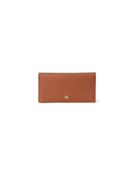 Lauren Ralph Lauren Portfel skórzany brązowy